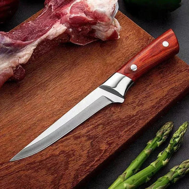Hand Forged Stainless Steel Boning Knife - Chef Essential - InspiredGrabs.com